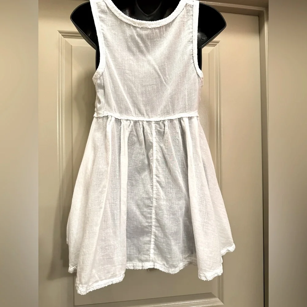 Anthropologie Odille White Cotton Flowy Top size S - Picture 10 of 13